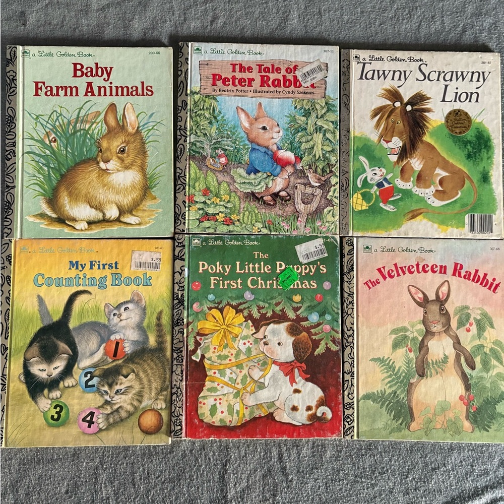 Little Golden Books Kids Learning Set - Multicolor